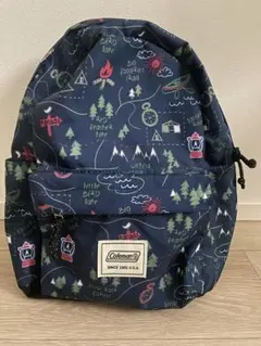 【Coleman 】キャンプマップ⭐︎リュック⭐︎ネイビー