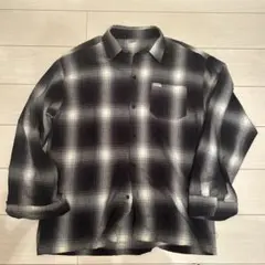 Cal Top オンブレチェック シャツ ブラック USA製90s ストリート