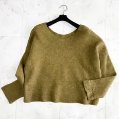 美品　スタニングルアー　ニット　セーター　オリーブ　S