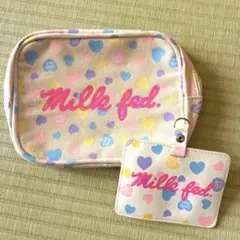 Milk fed. ハート柄ポーチ　パスケースのサムネイル