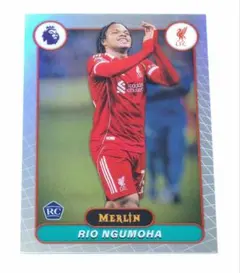 리옹 모하 RC Refractor 리버풀 Topps Merlin