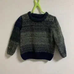 キッズニット　セーター　手編み