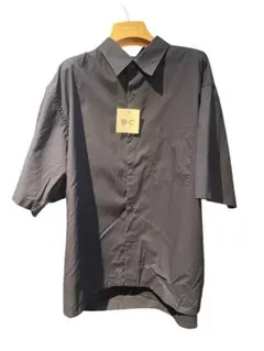 UNIQLO :C ブロードオーバーサイズシャツ 半袖 ネイビー L 新品