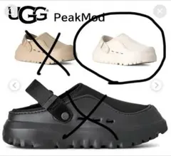 ゆいとまんさん専用新品 UGG サンダル ホワイトピークモッドスライド