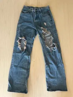 ダメージデニムパンツ Mサイズ