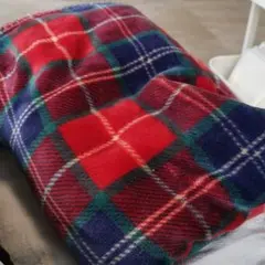 タータンチェック ブランケット