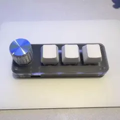 3キー マクロパッド ダイヤルボリューム付きプログラマブルキーボード