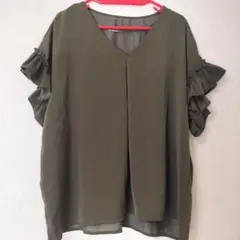 GU ブラウス カーキ Lサイズのサムネイル