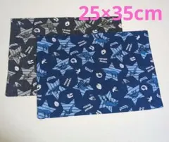 ランチョンマット25×35cm 恐竜　星　　　　コースター付き