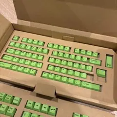 東プレ　リアルフォース REALFORCE 英語フルサイズキーキャップ　緑のサムネイル