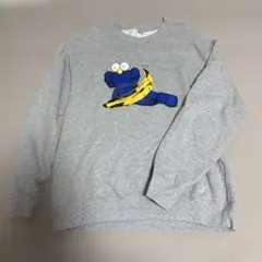 ユニクロ　カウズ　KAWS + WARHOL スウェット　トレーナー　 グレー