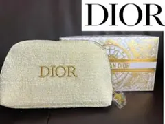 新品未使用☆ディオール☆オリジナル ポーチ ゴールド　ラメ　ノベルティポーチのみ