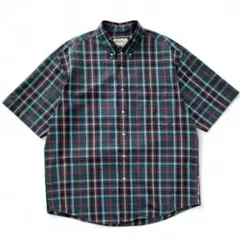 90's 白タグ Eddie Bauer タータンチェックシャツのサムネイル