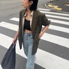 【美品】Mila Owen ミラオーウェン ダブル ジャケット 金ボタン