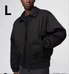 UNIQLO パフテックショートブルゾン Lサイズ ブラック