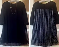 ローズティアラ バックプリーツ チュニック ワンピース 42