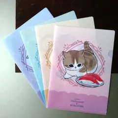 モフサンドxくら寿司コラボクリアファイル　コンプリート全４種セット