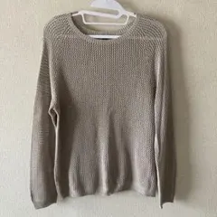 ユニクロ　3Dメッシュクルーネックセーター（長袖）★②