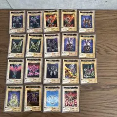 遊戯王 1998年製 バンダイ版 カードダス 19枚セット