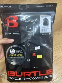 BURTLE 665 ブラック L ポロシャツ