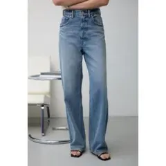 AZUL DENIM ハイウエストワイドデニム M 古着 ジーンズ デニム