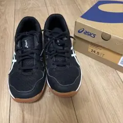 バレーシューズ⭐︎asics GEL-ROCKET11 ブラックシルバー　24.5