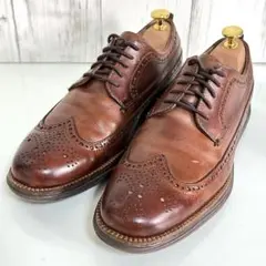 【美品】COLE HAAN コールハーン 25 ウィングチップ ブラウン レザー
