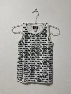 ANAP GIRL ロゴプリント タンクトップ XS
