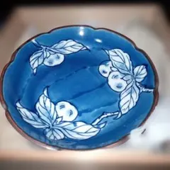 有田焼　深皿　５枚セット　落款華　No.１