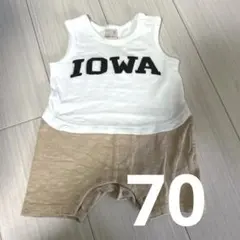 petit main Iowaロンパース 70