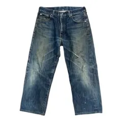 90s Levis リーバイス502 ビッグE 日本製 LVC 赤耳　濃紺 LEVISリーバイス502-XX復刻濃紺ジーンズ ビックE赤耳TALONジ