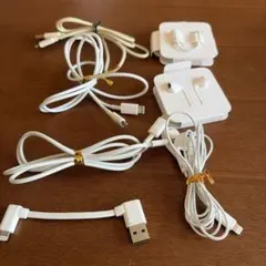 充電ケーブルとイヤフォンセット
