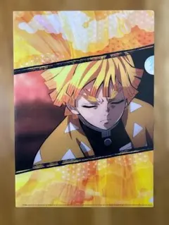 鬼滅の刃 我妻善逸 クリアファイル 柿安