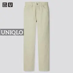 k0481 UNIQLO レギュラーフィットストレートハイライズジーンズのサムネイル