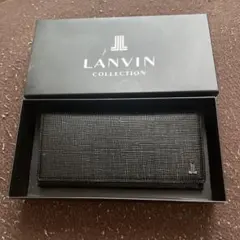 LANVIN COLLECTION ブラック長財布