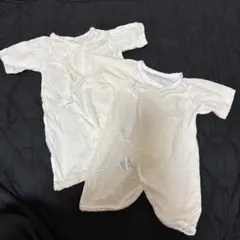 コンビ肌着 50-60 新生児 綿100% アカチャンホンポ ひとつは未使用品