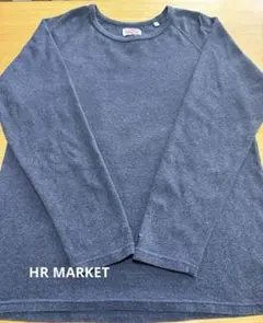 【美品】HR MARKET ダークグレー 長袖カットソー ラグランスリーブ 4のサムネイル