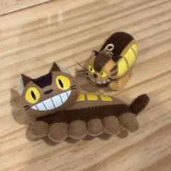 となりのトトロ　猫バスマグネット&キーホルダー