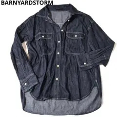極美品　BARNYARDSTORM デニムシャツ 長袖 インディゴのサムネイル