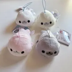 まめゴマ ぬいぐるみ マスコット プライズ 全４種セット