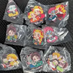 鬼滅の刃 ラバーマスコット　漆ノ型　フルコンプ　キャラばんちょうこう