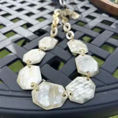 ☆即日発送【新品】Bijoux Kei 水牛角 丸タイプ エレガント ネックレス 