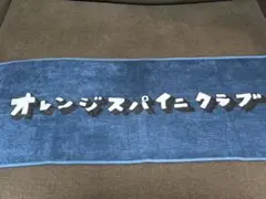 橘色海膽毛巾 藍色