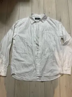 RAGEBLUE コットンストレッチ ホワイトシャツ XL
