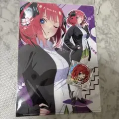 二乃 クリアファイル バッジ セット 五等分の花嫁