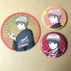【銀魂】沖田総悟　缶バッジ　コースター