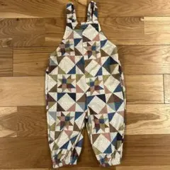 soft cheese パッチワークサロペット 90cm しまむら