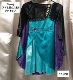 ディズニー　アナ雪2　ドレス　110cm　タカラトミー　コスプレ　コスチューム