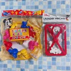 ディズニー】ミッキー バルーン 洗濯ばさみ ピンチハンガー - メルカリ