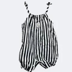 ストライプオーバーオール 70-80cm